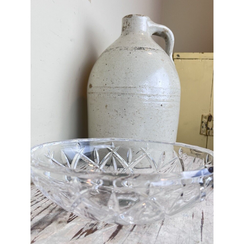 Vintage Gorham “Lady Anna” Lead Crystal Candy Bowl 8.25” Entertaining / Decor